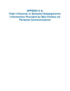 TMDLs for TDS for Selected Subsegments in the Lake Pontchartrain Basin, LA