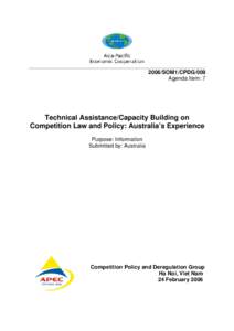 Government / Competition and Consumer Act / Price fixing cases / Australian Competition and Consumer Commission / Government of Australia / Fiji Commerce Commission