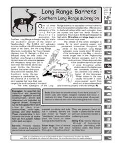 8a  Long Range Barrens ECOREGION Forest