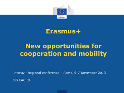 Erasmus Mundus / TEMPUS / European Union / Erasmus Programme / Educational policies and initiatives of the European Union / Education / Academia