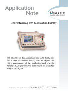 Symbol rate / Utility frequency / Project 25 / Absolute deviation / Frequency modulation / Root mean square / Deviation / Radio / Modulation / Statistics / Data transmission / Measurement