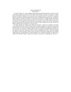 ALVIN LINDSAY, JR. Independiente Yo, Alvin Lindsay, Jr., como candidato independiente para Gobernador de Nueva Jersey haré un esfuerzo continuo por reducir el alto índice de desempleo y regresar los empleos a Nueva Jer