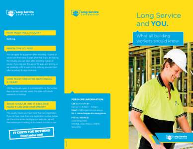 Long Service and YOU. How much will it cost? What all building workers should know.