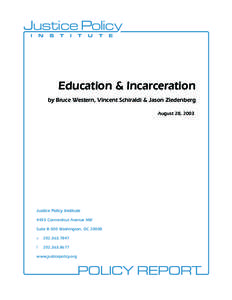 Penology / Total institutions / Incarceration / Sociology / Prison / Incarceration in the United States / Statistics of incarcerated African-American males / Crime / Law enforcement / Criminology