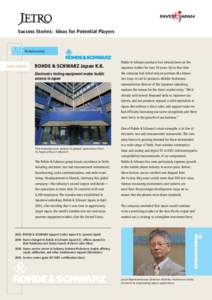 Success Stories: ROHDE & SCHWARZ Japan K.K.