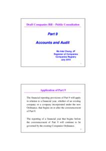 Microsoft PowerPoint - 20100712_HKICPA_Draft_Companies_Bill_Part9(RoC)