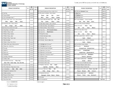 To order, print the PDF form and fax to[removed]GP) or[removed]KG).  Bookshop Queensland University of Technology Brisbane, Australia PRODUCT DESCRIPTION