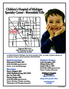 Rochester  Children’s Hospital of Michigan Specialty Center - Bloomfield Hills 75