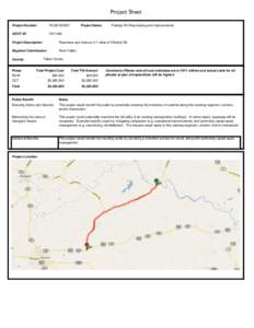 Project Sheet Project Number: RC08GDOT ID: