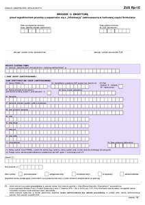 ZUS Rp-1E  ZAKŁAD UBEZPIECZEŃ SPOŁECZNYCH WNIOSEK O EMERYTURĘ przed wypełnieniem prosimy o zapoznanie się z „Informacją” zamieszczoną w końcowej części formularza
