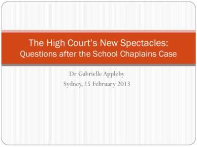 Case law / Pape v Commissioner of Taxation / New South Wales v Commonwealth / Australian constitutional law / Law / Politics of Australia