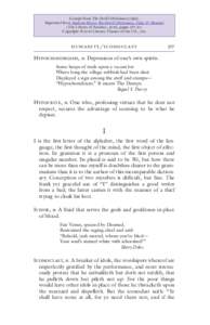 Excerpt from The Devil’s Dictionary[removed]Reprinted from Ambrose Bierce: The Devil’s Dictionary, Tales, & Memoirs (The Library of America, 2011), pages 517–20. Copyright © 2011 Literary Classics of the U.S., Inc