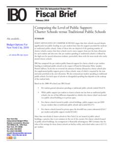IBO  New York City Independent Budget Office Fiscal Brief