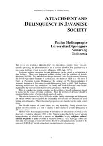 Science / Social control theory / Social disorganization theory / Juvenile delinquency / Deviance / Control theory / Attachment theory / Javanese people / Youth culture / Criminology / Law enforcement / Behavior