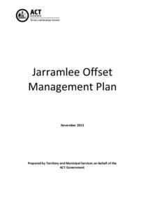 Jarramlee Offset Management Plan