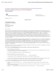 2014 > Young Livinghttp://www.fda.gov/ICECI/EnforcementActions/WarningLettersHome Inspections, Compliance, Enforcement, and Criminal Investigations Compliance Actions and Activities Warning Letters 201