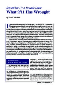 September 11: A Decade Later  What 9/11 Has Wrought by Dov S. Zakheim  E