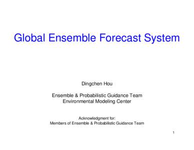 Functional analysis / James Franklin / Weather prediction / Atmospheric sciences / Meteorology / Bred vector