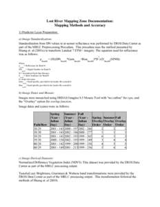 SWReGAP Land Cover Mapping Methods Documentation