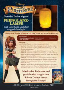 BRING DIE MAGIE AUS DEM TAL DER FEEN ZU DIR NACH HAUSE! Du brauchst 1 Marmeladenglas mit Deckel 1 LED Flackerlicht