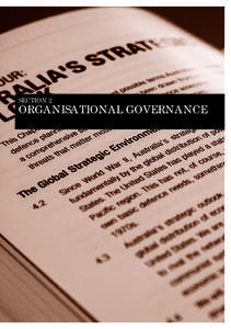 SECTION 2  ORGANISATIONAL GOVERNANCE CHAPTER 3