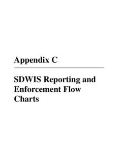 Appendix C SDWIS Reporting and Enforcement Flow Charts  This page is left intentionally blank.