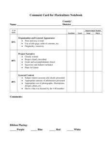 Microsoft Word - Floriculture Notebook Comment Card.docx