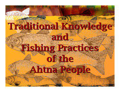 Ahtna Traditional Knowledge