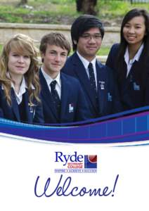 Contents Overview 2 	 Welcome from the College Principal 19 	 Ryde Secondary College Routines  2 	 To all New Ryde Secondary