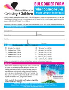 NAGC Activity Book Order Form