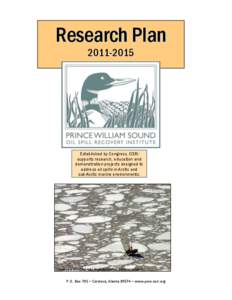 Research Plan[removed]Established by Congress, OSRI supports research, education and demonstration projects designed to