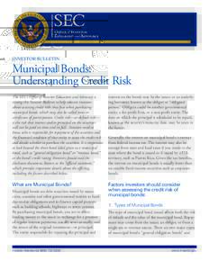 Municipal Bonds: Understanding Credit Risks