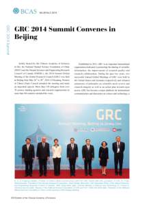 BCAS  Vol.28 No[removed]GRC 2014 Summit