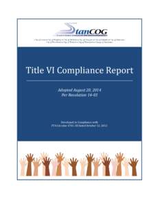 Microsoft Word - FINAL Title VI Compliance Report for StanCOG_August 2014