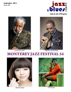 jazz &blues report  September, 2011