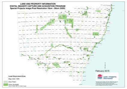 NSW Special Projects Imagery Coverage