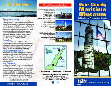 Wisconsin / National Register of Historic Places in Door County /  Wisconsin / Cana Island Light / Gills Rock /  Wisconsin / Door County /  Wisconsin / Sturgeon Bay / Cana Island / Maritime museum