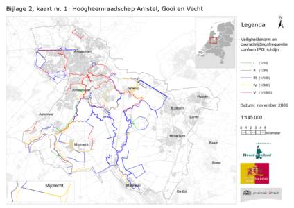 Bijlage 2, kaart nr. 1: Hoogheemraadschap Amstel, Gooi en Vecht  ± Legenda