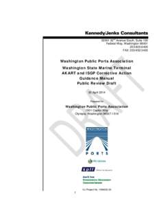 32001 32nd Avenue South, Suite 100 Federal Way, Washington[removed]6400 FAX: [removed]Washington Public Ports Association