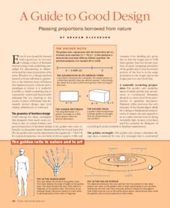 A Guide to Good Design + Four ways to construct a golden rectangle