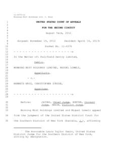 Economics / Madoff investment scandal / Personal finance / Bankruptcy / Fairfield Greenwich Group / Automatic stay / Chapter 15 /  Title 11 /  United States Code / Liquidation / United States bankruptcy court / Insolvency / United States bankruptcy law / Business