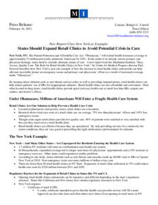 Microsoft Word - RHC Press Release - National.doc