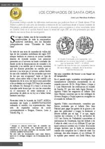 OMNI N°5 – [removed]LOS CORNADOS DE SANTA ORSA José Luis Mendoza Arellano  El presente trabajo estudia las diferentes motivaciones que pudieron llevar al Conde Aymar VI de