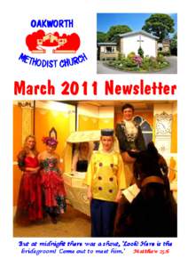 OAKWORTH  MET H O D I ST C H U R C H  March 2011 Newsletter