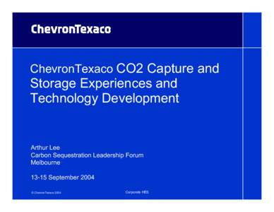 Carbon capture and storage / Carbon Sequestration Leadership Forum / Carbon dioxide / Carbon sequestration / Chemical engineering