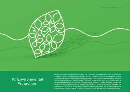Dentsu CSR Repor t  IV. Environmental Protection  34