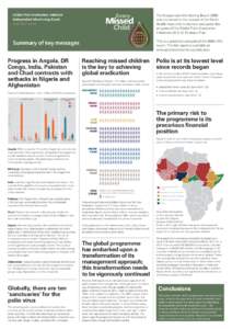 Global Polio Eradication Initiative Independent Monitoring Board June 2012 report Missed