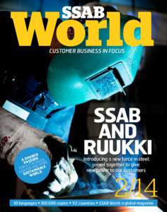 World SSAB CUSTOMER BUSINESS IN FOCUS  RED