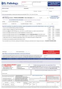 QML REF NO.  	MEDICARE CARD NUMBER PATHOLOGY REQUEST QML PATHOLOGY