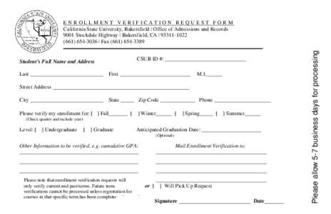 Microsoft Word - ENROLLMENT REQUEST FORM.doc